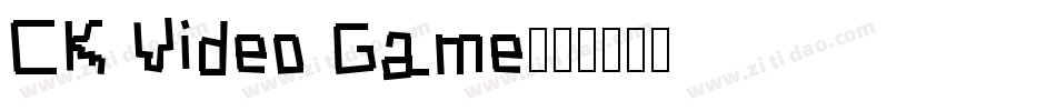 CK Video Game字体转换